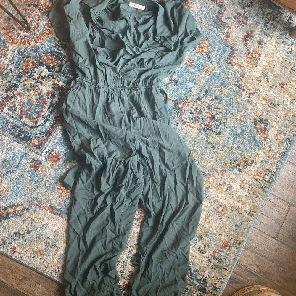 Green Comfy Jumpsuit